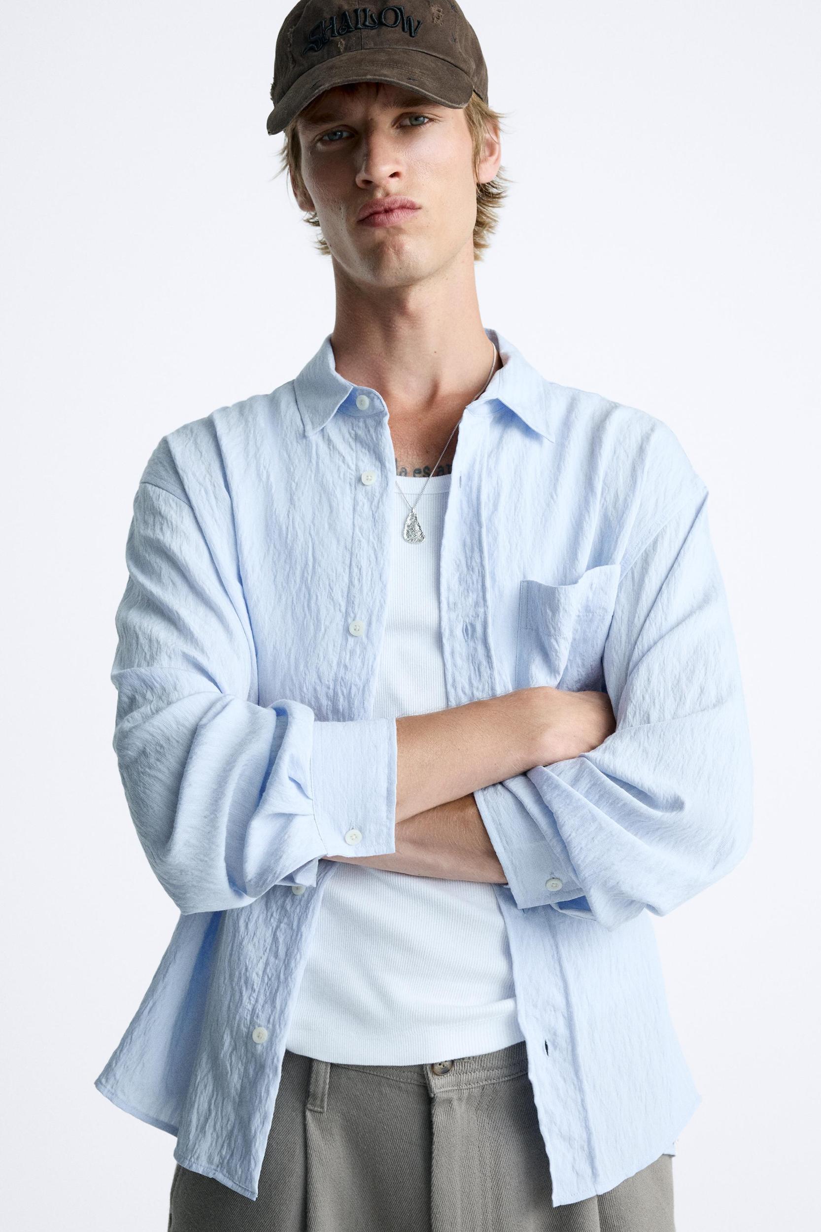 STRIPED JACQUARD SHIRT Product Image