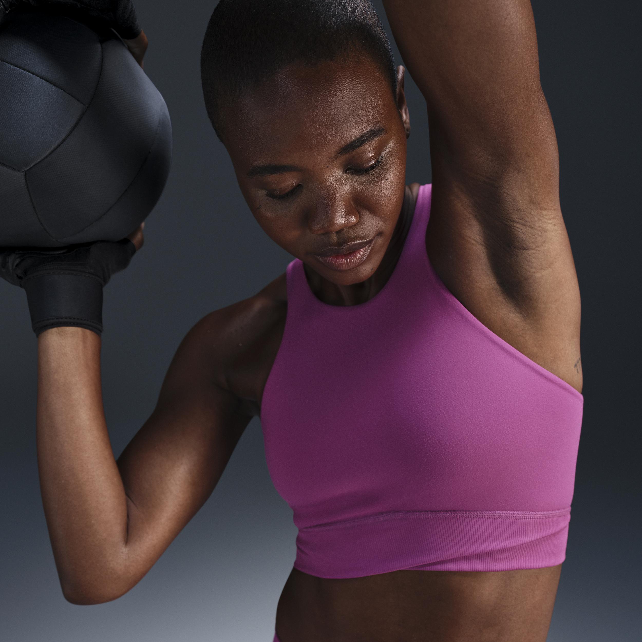 Nike Womens One Twist Light-Support Lightly Lined High-Neck Sports Bra Product Image