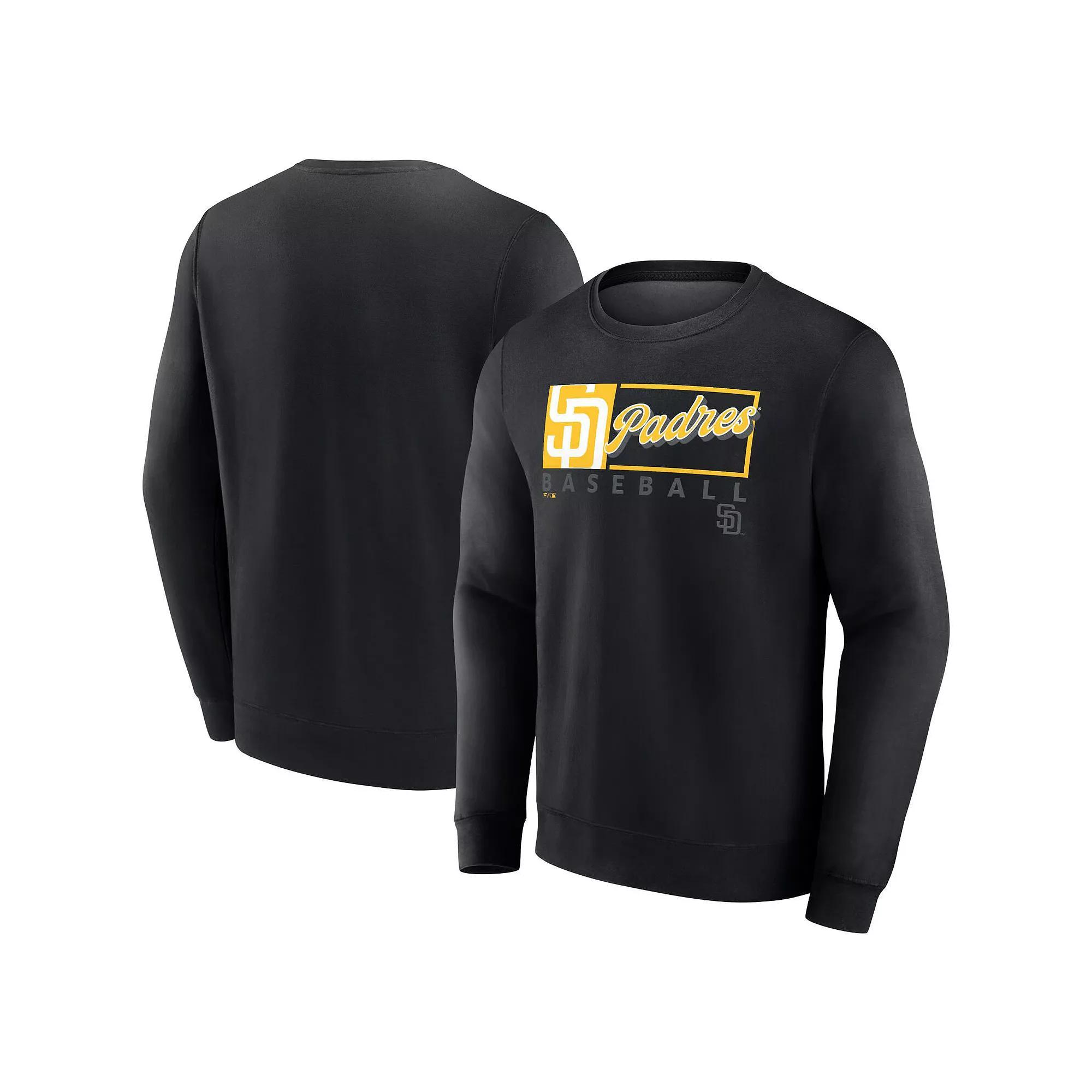 Men's Fanatics Navy Tampa Bay Rays Focus Fleece Pullover Sweatshirt, Size: XL, Blue Product Image