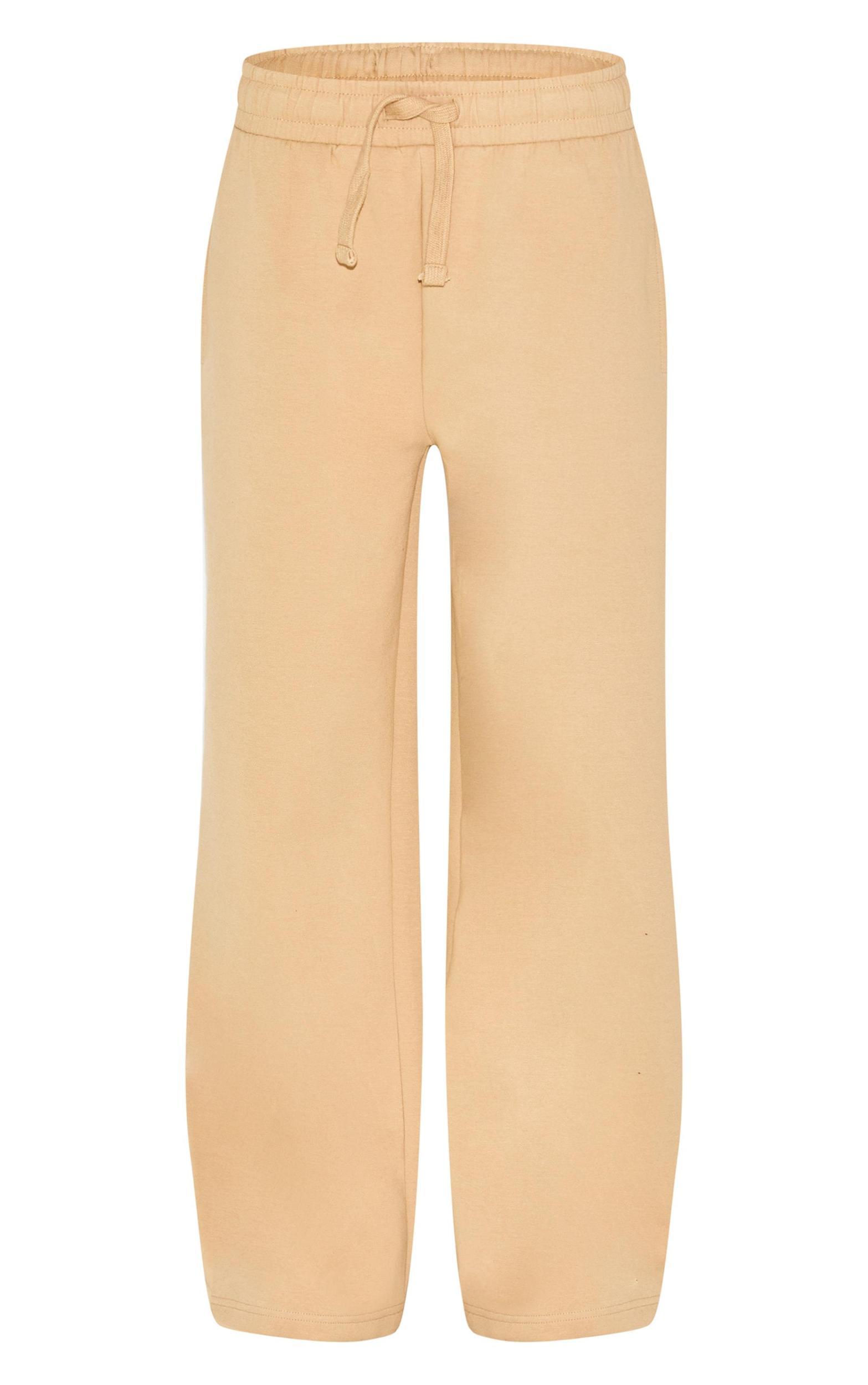  Stone Interlock Wide Leg Split Hem Sweatpants Product Image