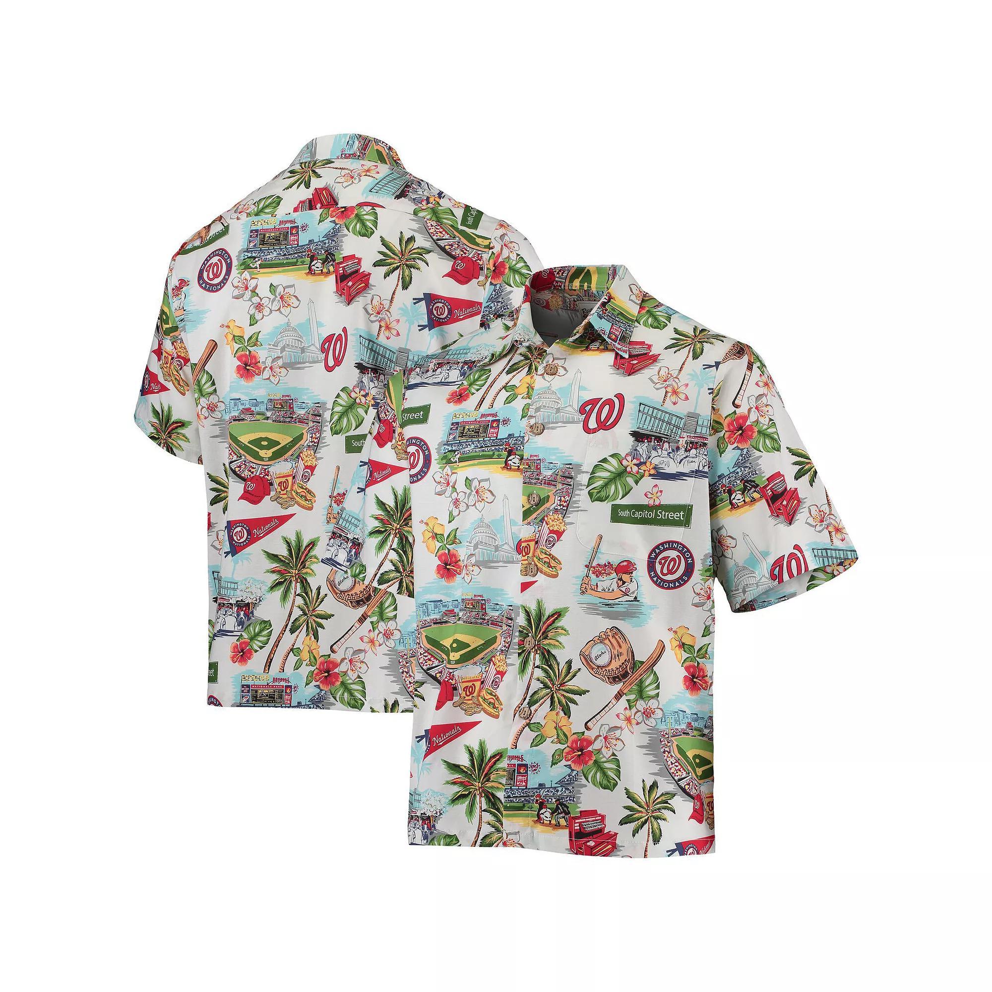 Mens Reyn Spooner Washington Nationals Scenic Button-Up Shirt Product Image