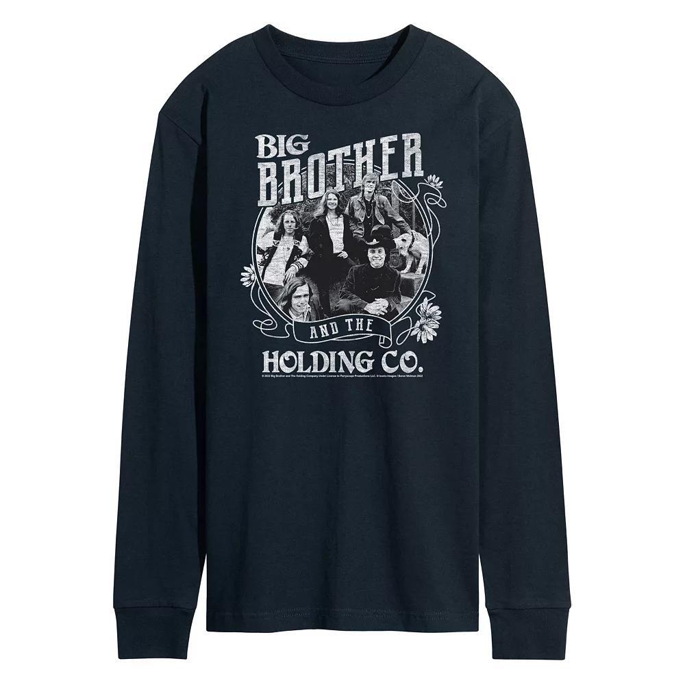 Mens Big Brother Holding Flower Co Tee Blue Product Image