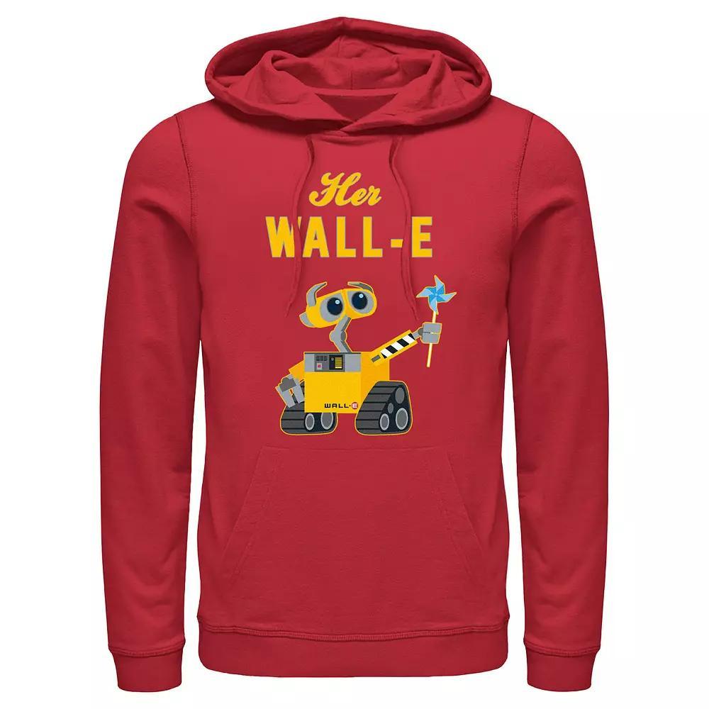 Disney / Pixar's Wall-E Her Wall-E Men's Graphic Hoodie, Size: Large, Red Product Image