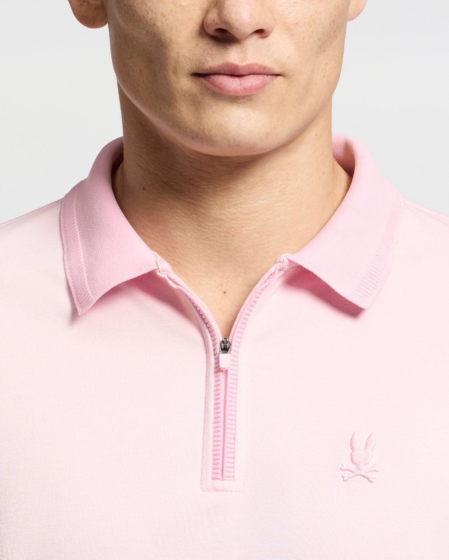MENS TREVOR PERFORMANCE PIQUE ZIP UP POLO - B6K557F200 Product Image