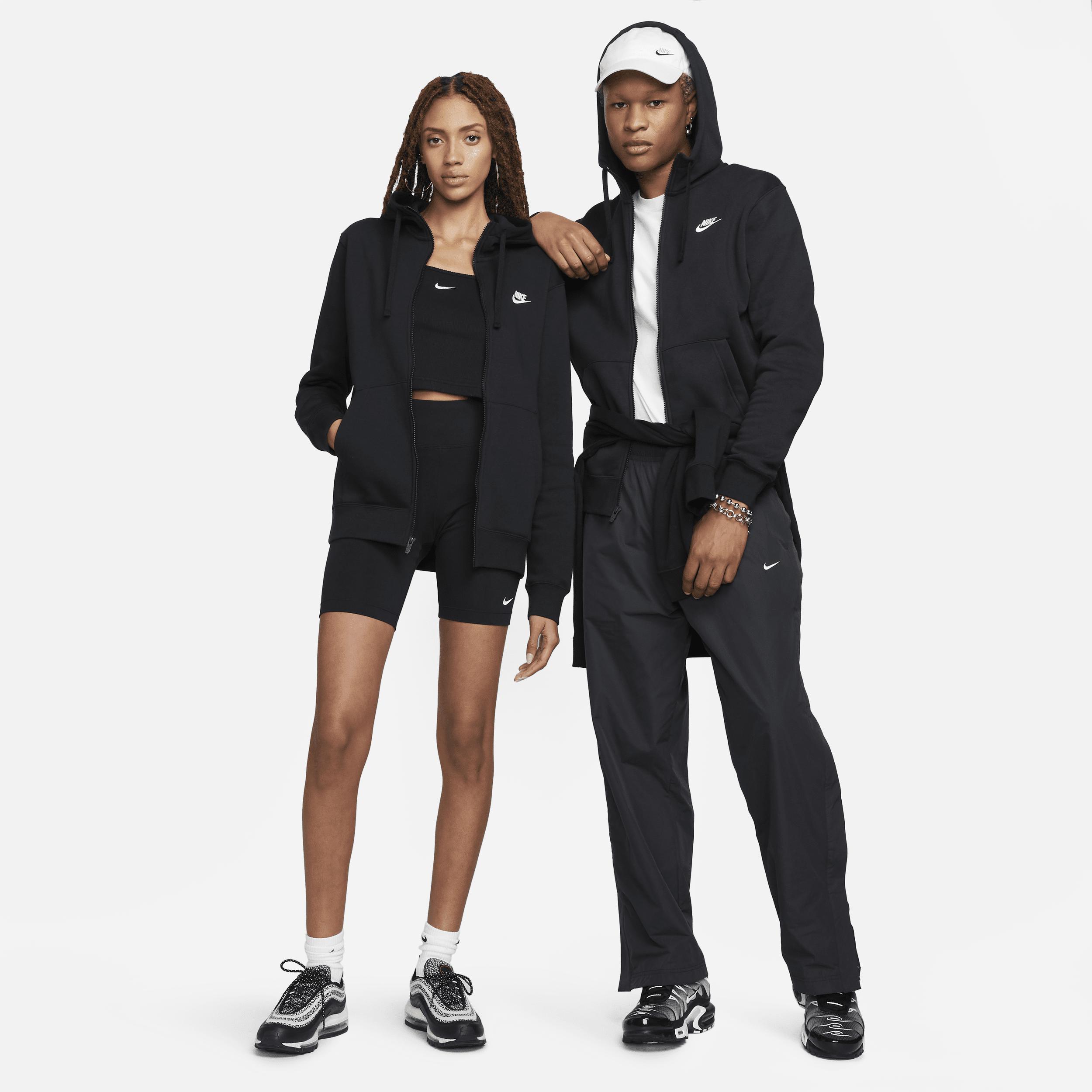 Mens Nike Sportswear Club Fleece Full-Zip Hoodie Grey Heather Product Image