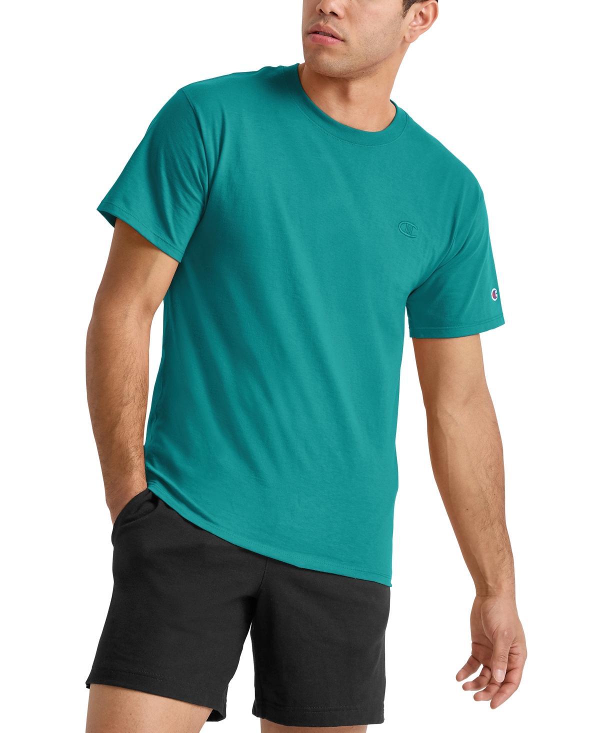 Mens Champion Classic Jersey Tee Granite Grey Product Image