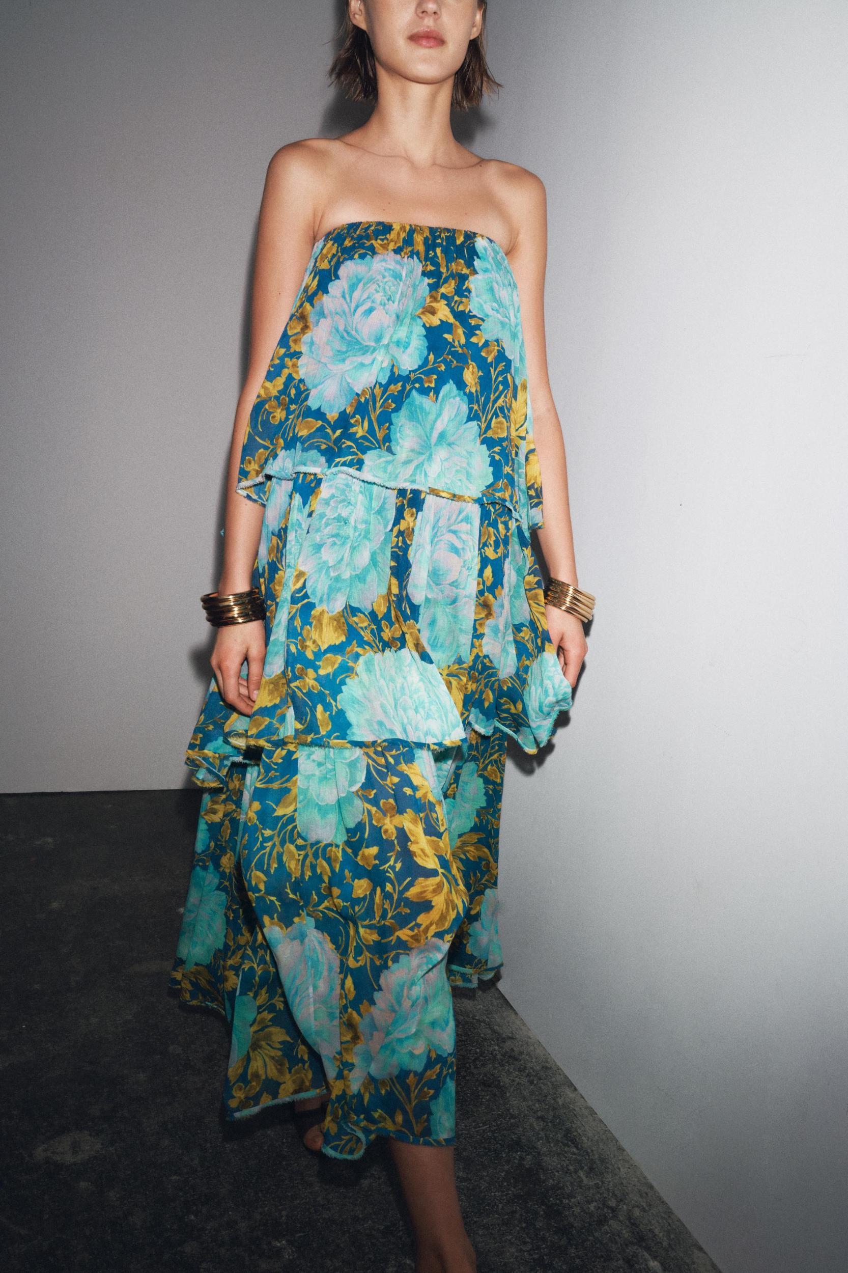 STRAPLESS DRESS ZW COLLECTION Product Image