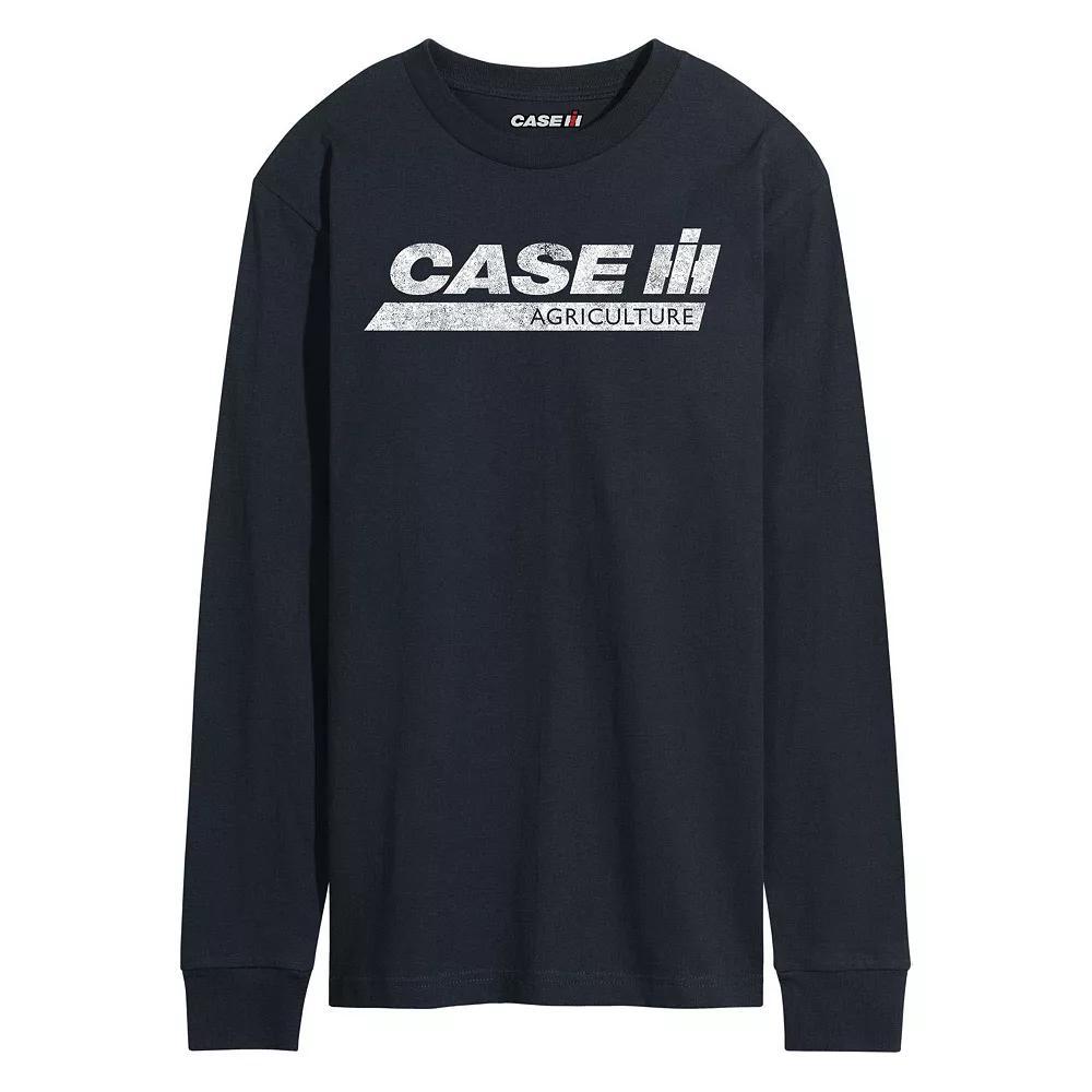 Mens Case IH Logo Distressed Long Sleeve Product Image