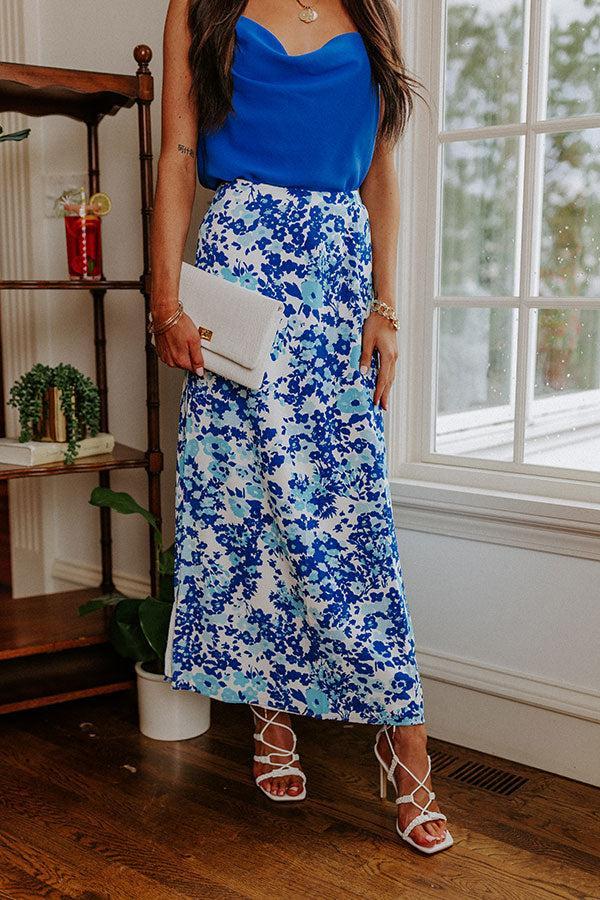 Pretty Epiphany Floral Maxi Skirt Product Image