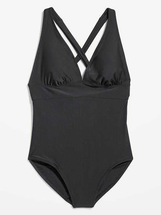 Tie-Back One-Piece Swimsuit Product Image