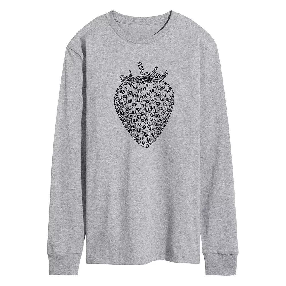 Mens Strawberry Sketch Graphic Tee Product Image