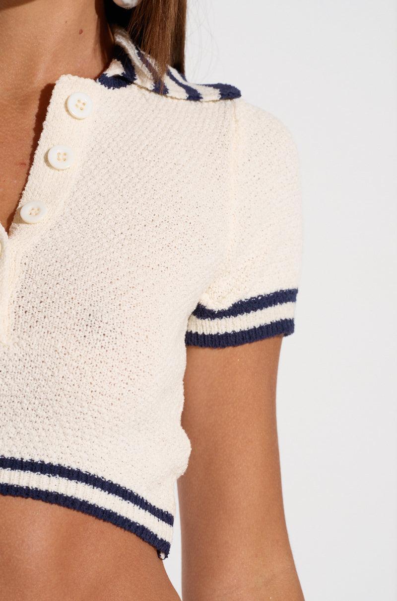 SAIL AWAY WITH ME BUTTON DOWN TOP Product Image