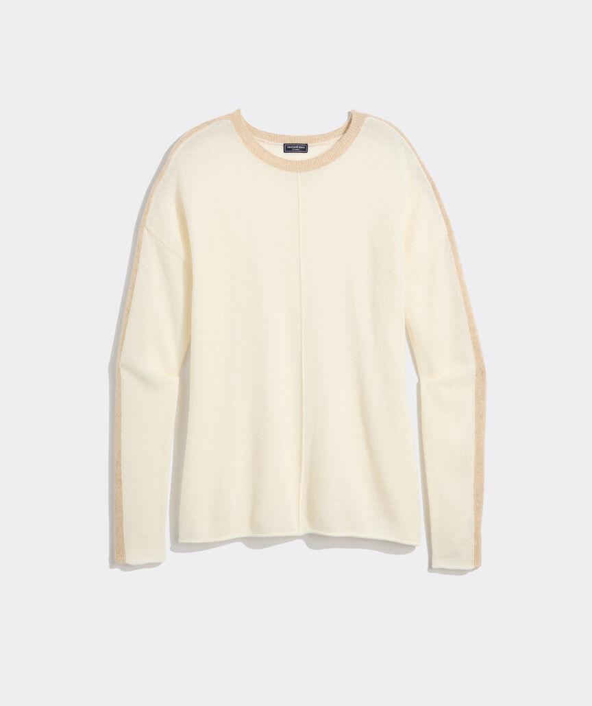 Seaspun Cashmere Colorblock Crewneck Sweater Product Image