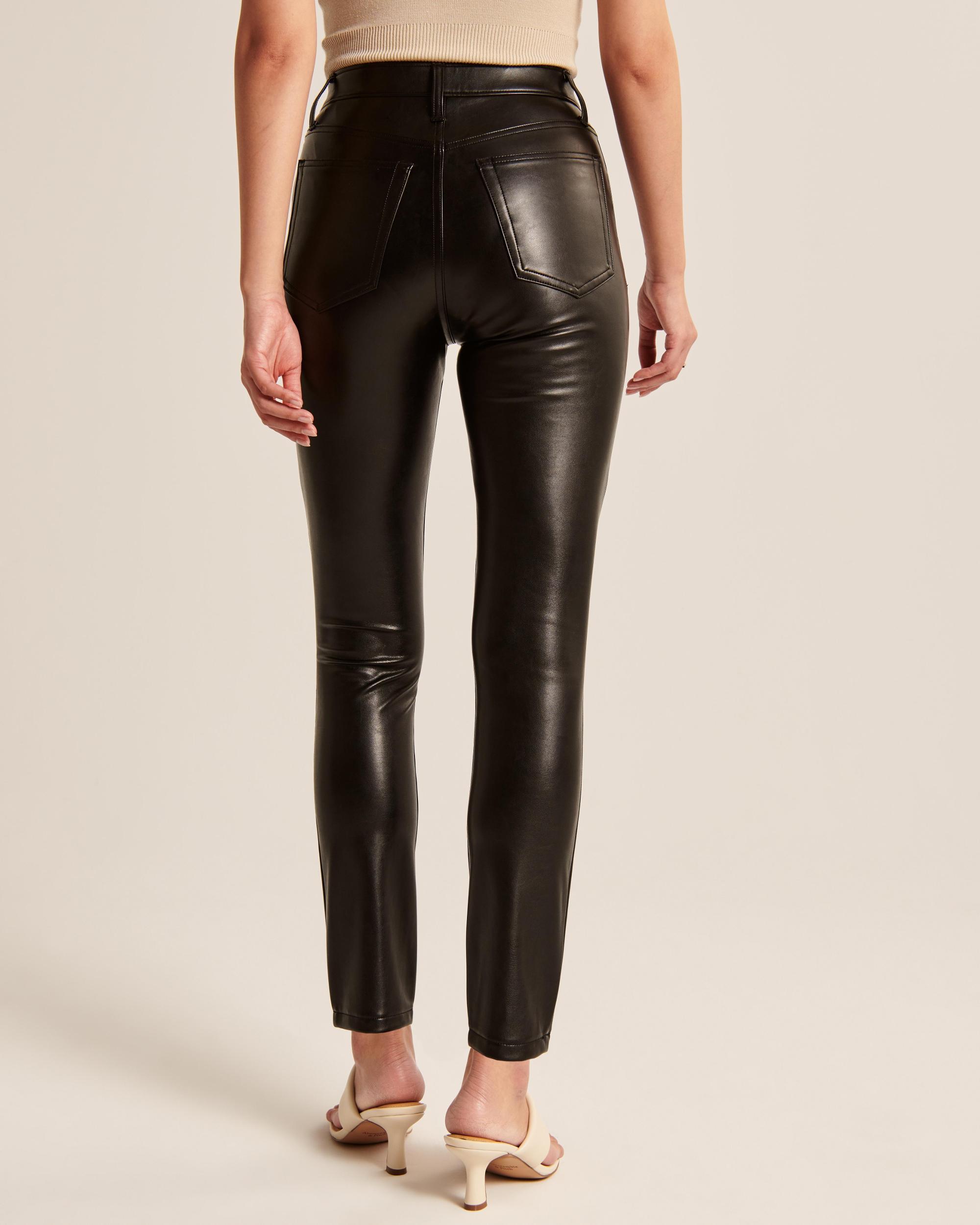 Vegan Leather Skinny Pant Product Image
