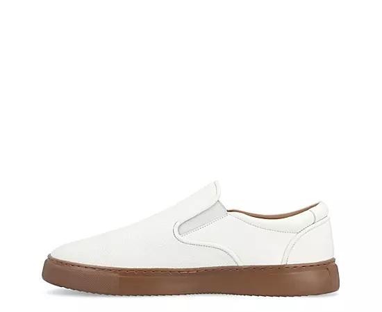 Thomas & Vine Conley Mens Leather Slip-On Sneakers Product Image