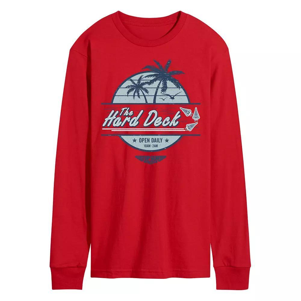Mens Top Gun Maverick The Hard Deck Long Sleeve Tee Product Image