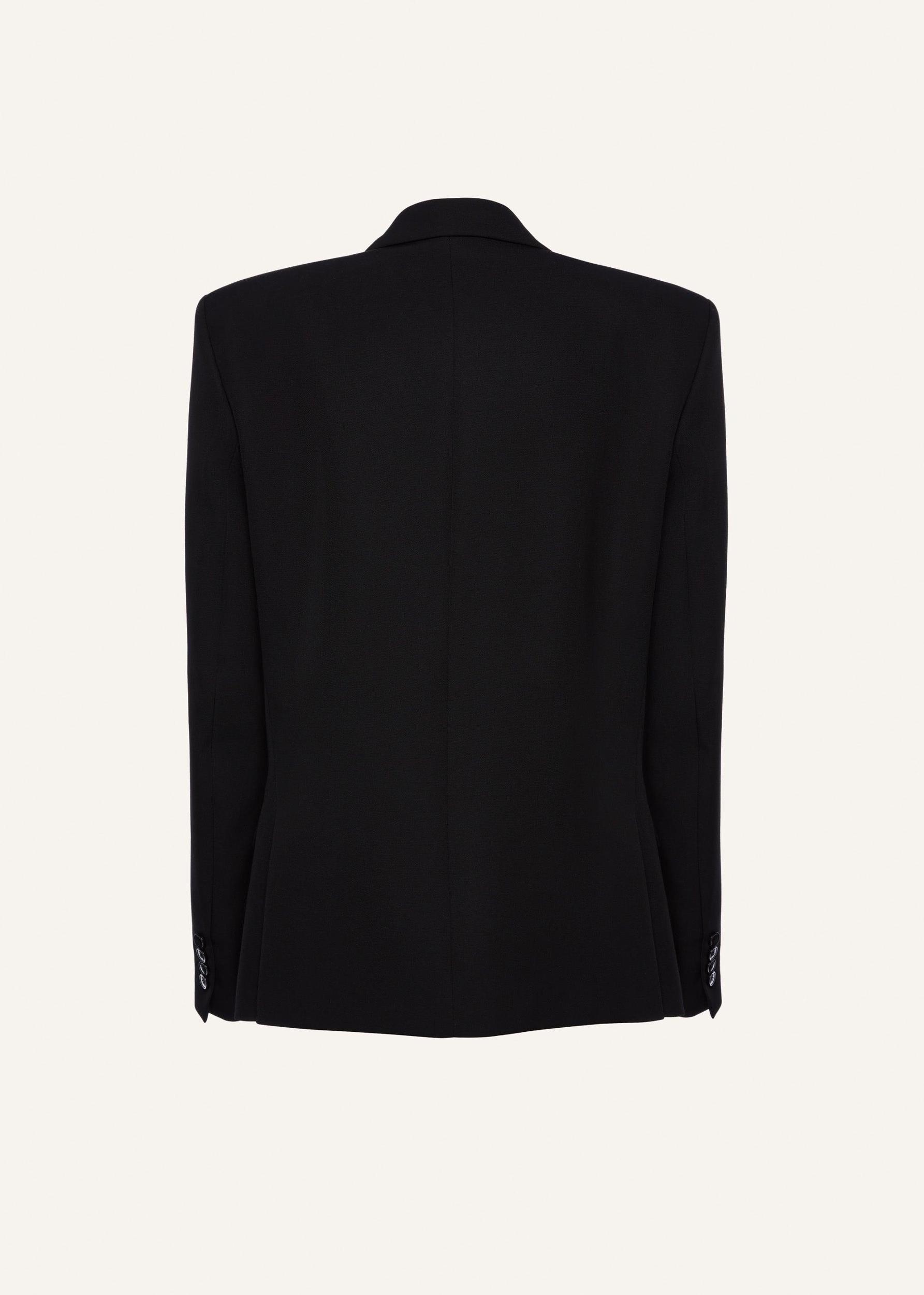 Boxy oversized blazer in black Product Image