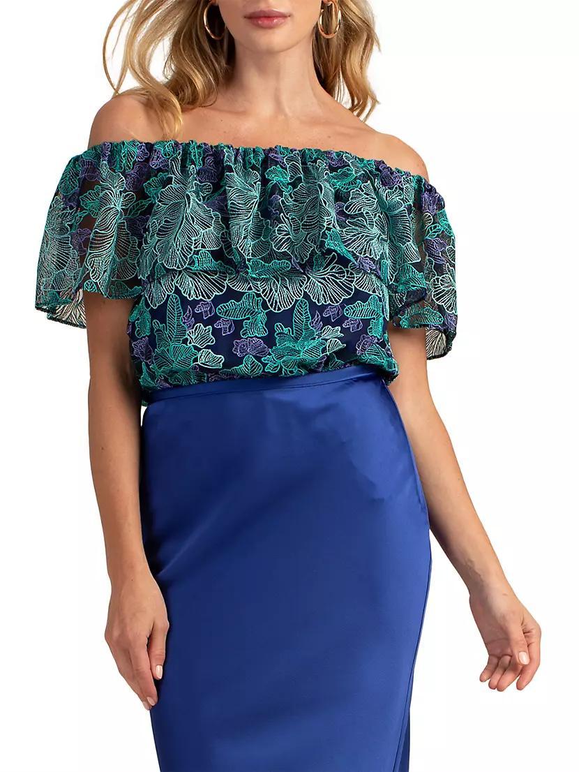 Wisdom Embroidered Off-the-Shoulder Top Product Image