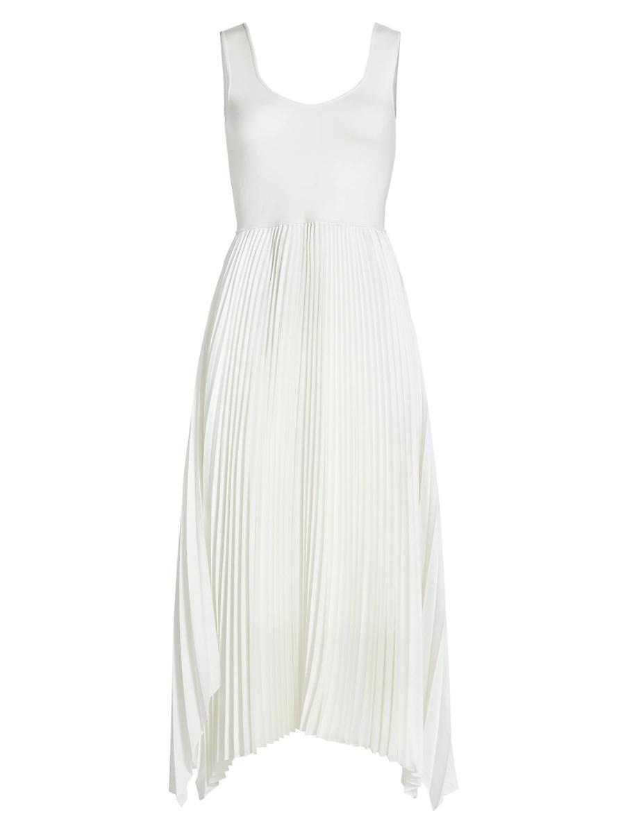Womens The Mave Pleated Knit Midi-Dress Product Image
