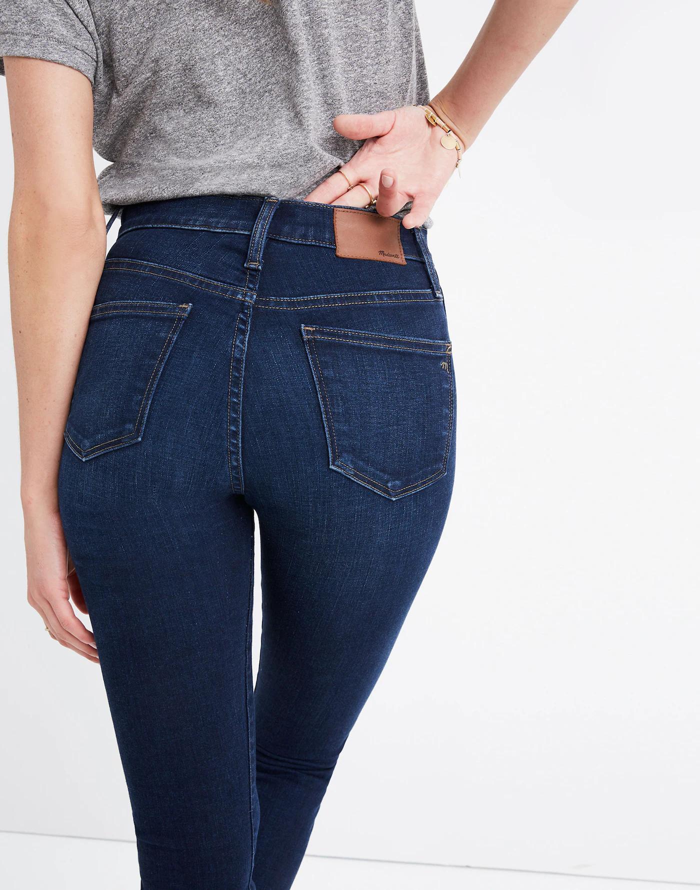 10" High-Rise Skinny Jeans in Hayes Wash Product Image