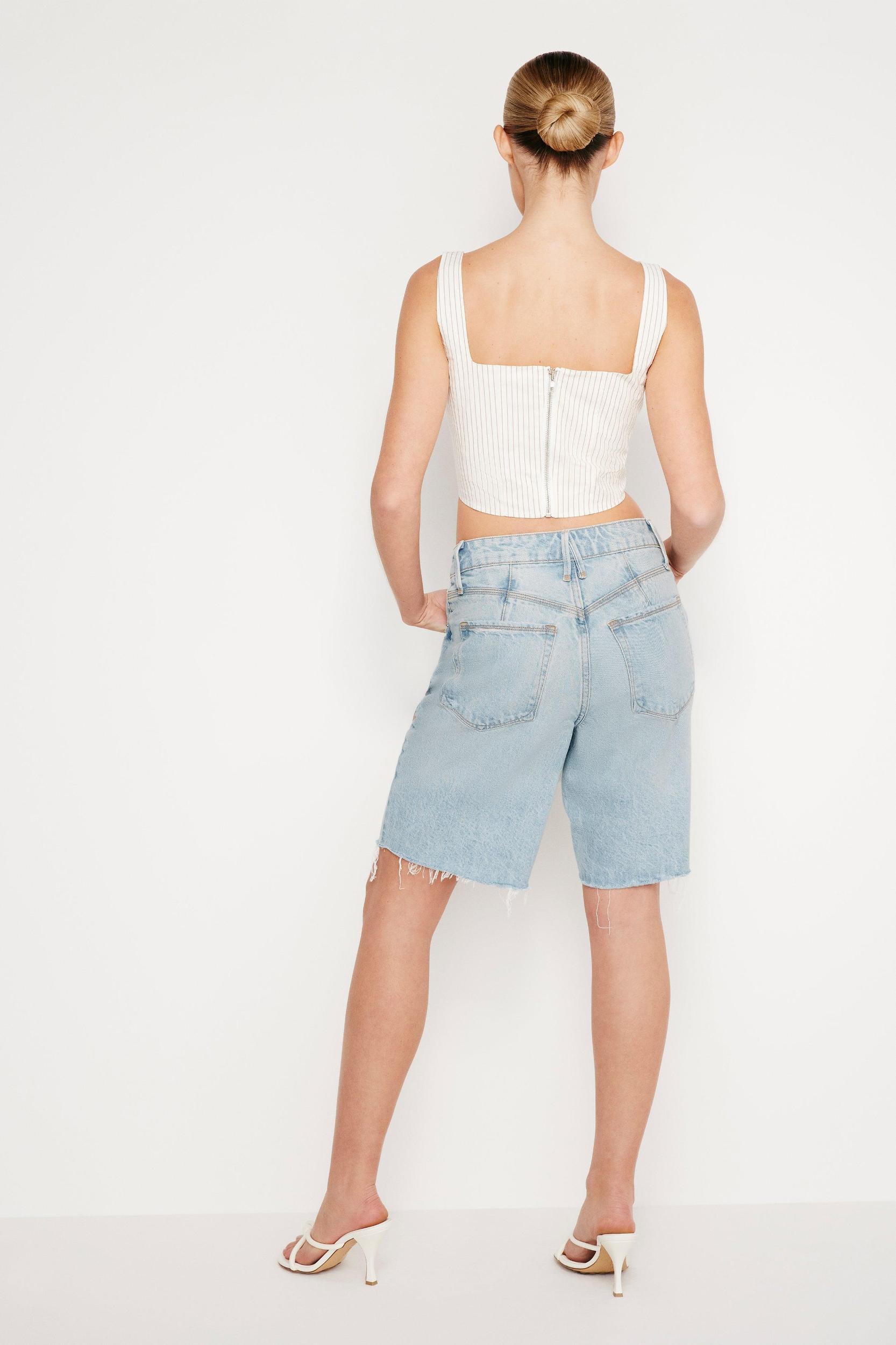 GOOD '90s BERMUDA SHORTS | INDIGO473 Product Image