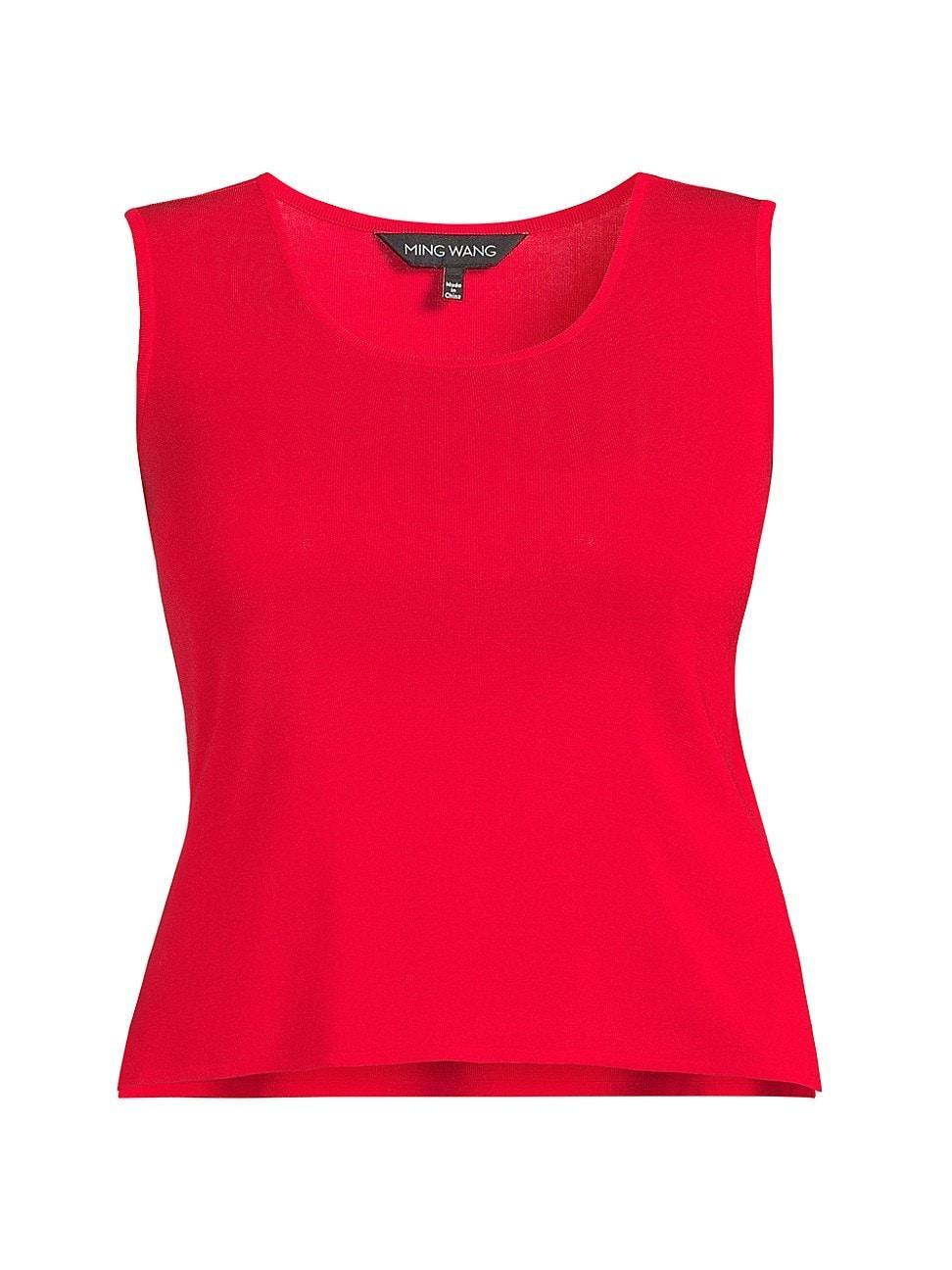 Womens Knit Scoopneck Tank Product Image