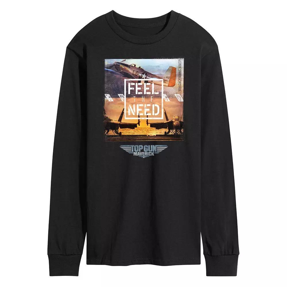 Men's Beavis & Butthead Uh... Hey Baby Long Sleeve Graphic Tee, Size: XL, Blue Product Image