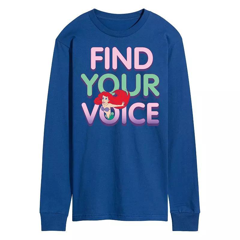 Disneys The Little Mermaid Mens Ariel Long Sleeve Tee Product Image