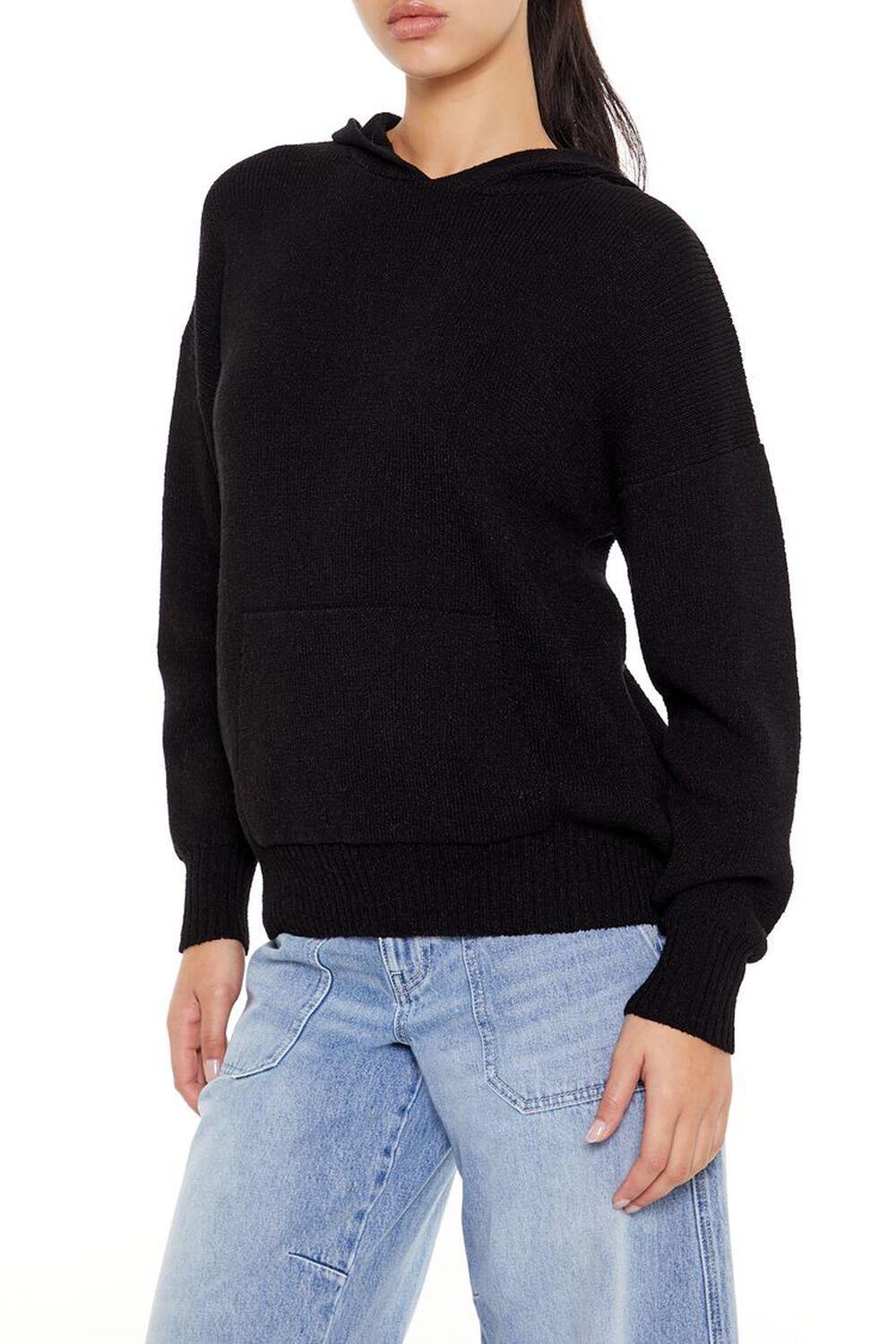 Hooded Drop-Sleeve Sweater | Forever 21 Product Image
