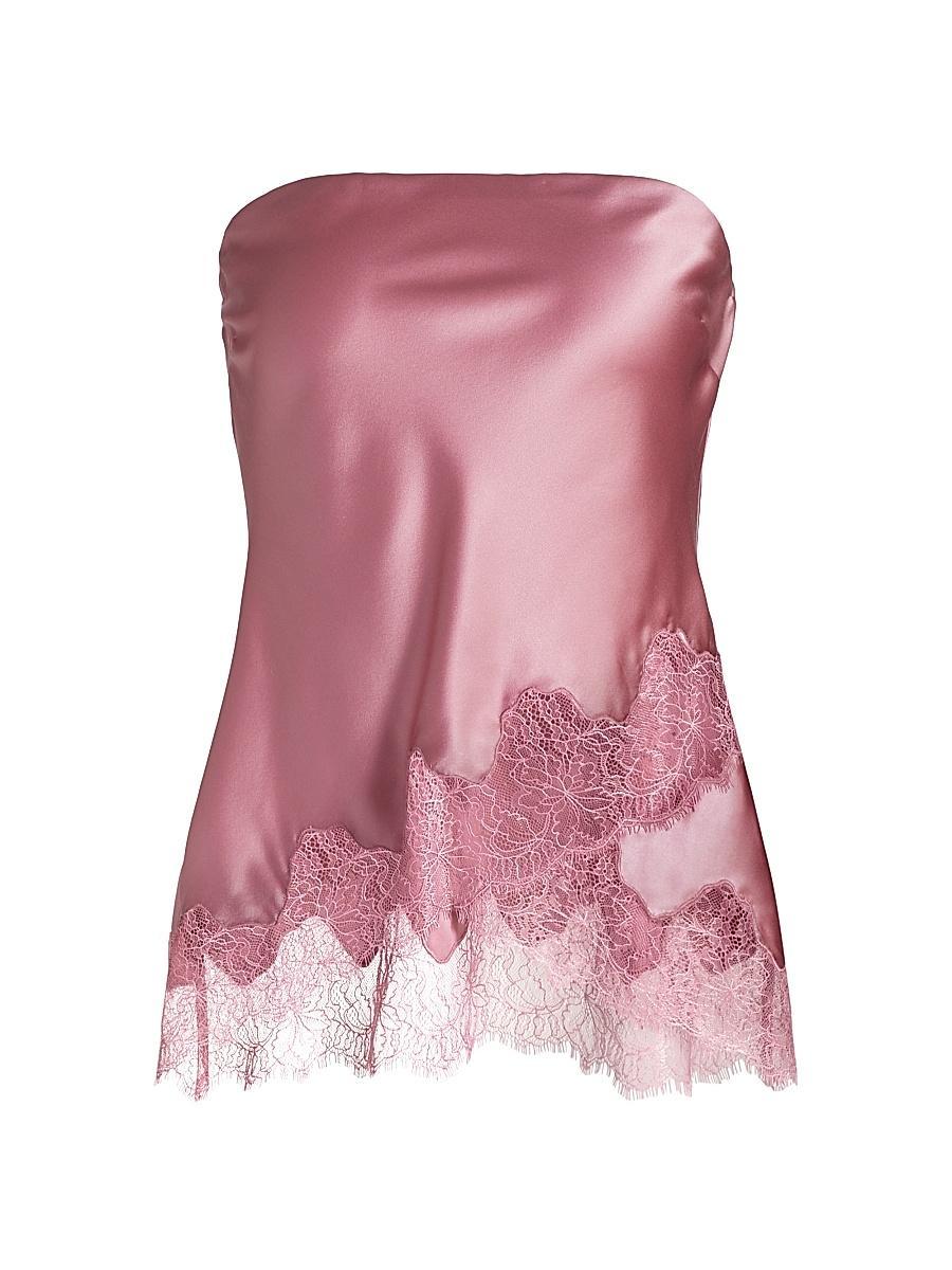 Womens Odessa Silk Strapless Cami Product Image