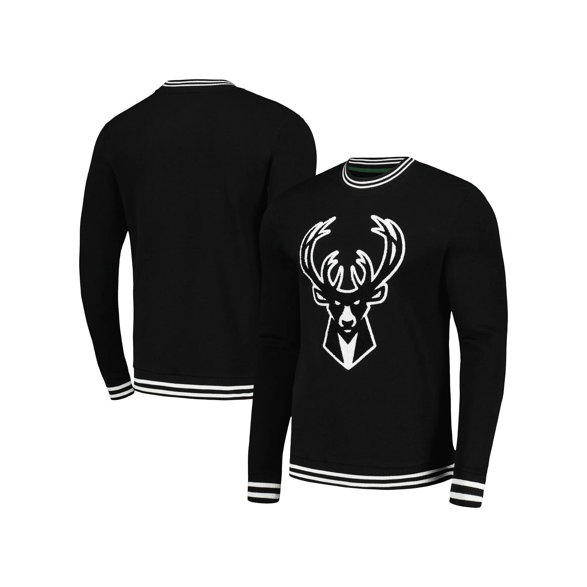 Mens Stadium Essentials Milwaukee Bucks Club Level Pullover Sweatshirt Product Image