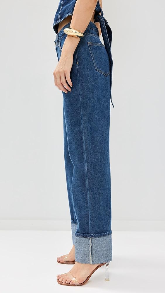 Lioness Top Model Cuffed Jeans | Shopbop Product Image