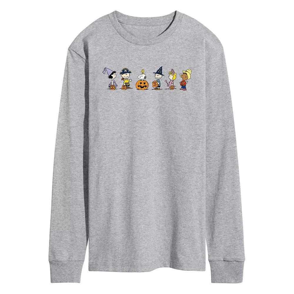 Men's Peanuts Lineup Tee, Size: XL, Gray Product Image