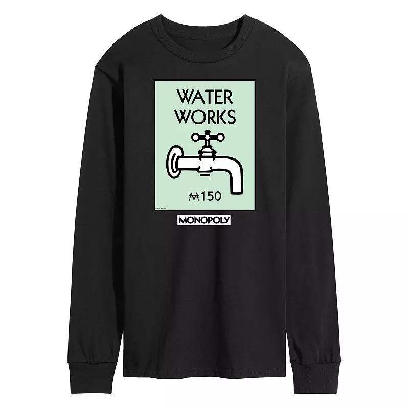 Mens Monopoly Waterworks Long Sleeve Graphic Tee Blue Product Image