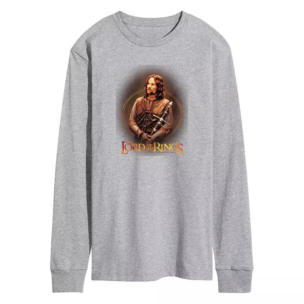 Mens Lord Of The Rings Aragorn Long Sleeve Graphic Tee Product Image