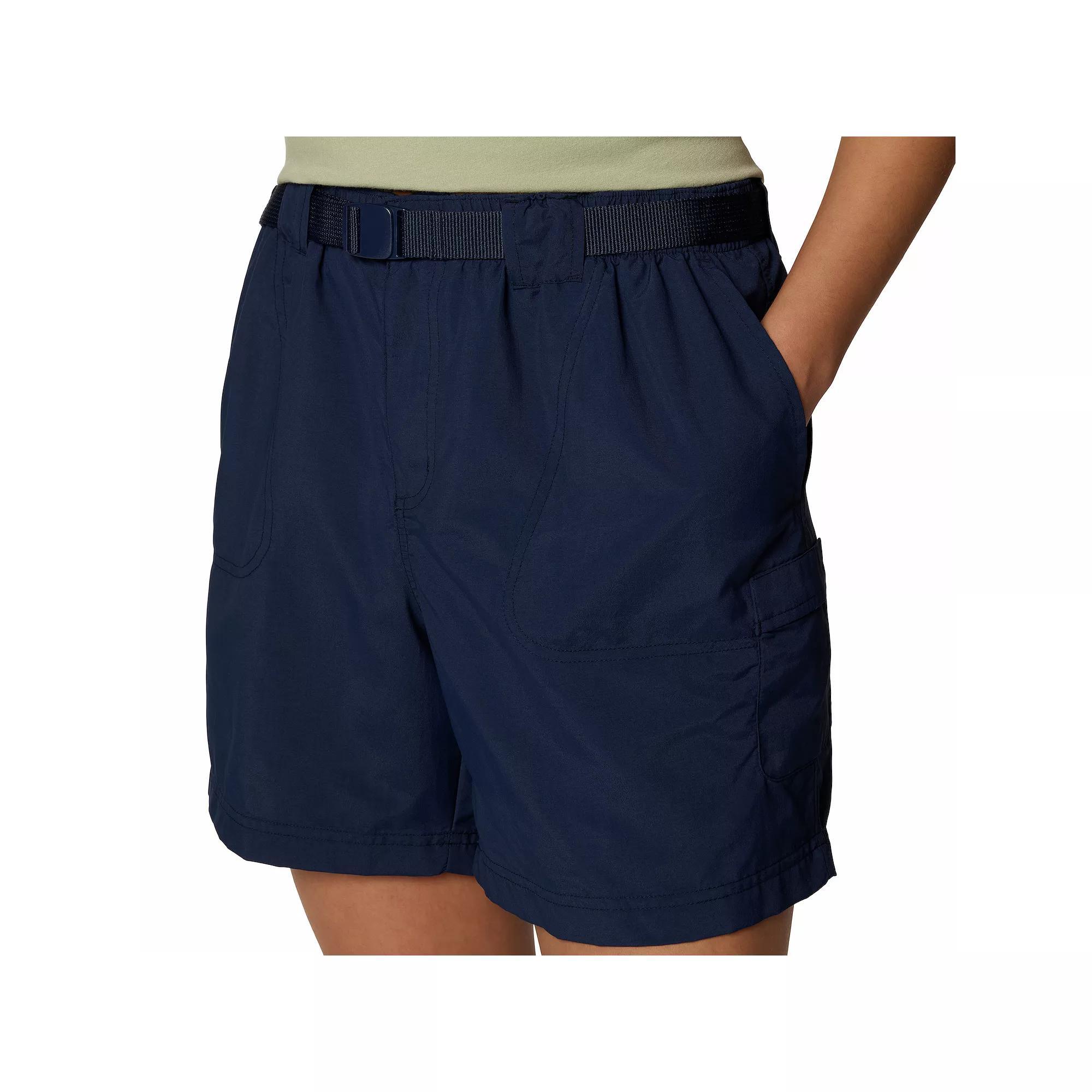 Women's Columbia Sandy River II Cargo Shorts, Size: XXL, Collegiate Blue Product Image