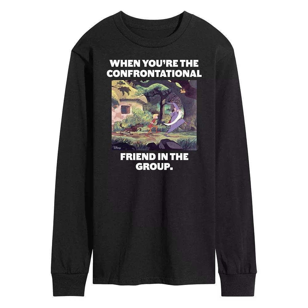 Disneys The Sword And The Stone Mens Long Sleeve Graphic Tee Blue Product Image