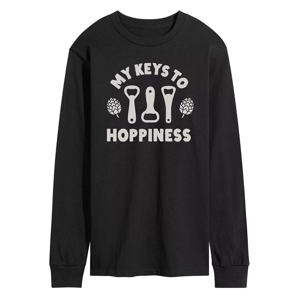 Mens My Keys to Hoppiness Long Sleeve Graphic Tee Product Image
