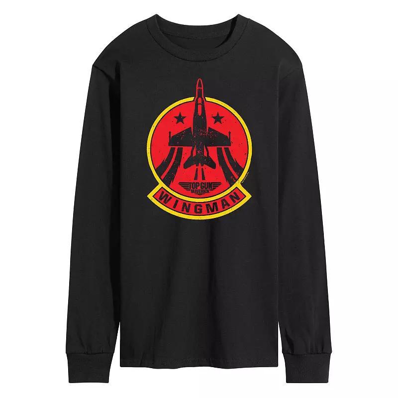 Mens Top Gun Maverick Wingman Long Sleeve Tee Product Image