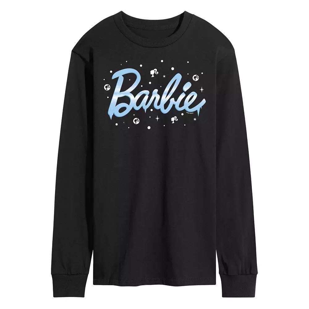 Men's Barbie Icy Logo Long Sleeve, Size: XL, Black Product Image