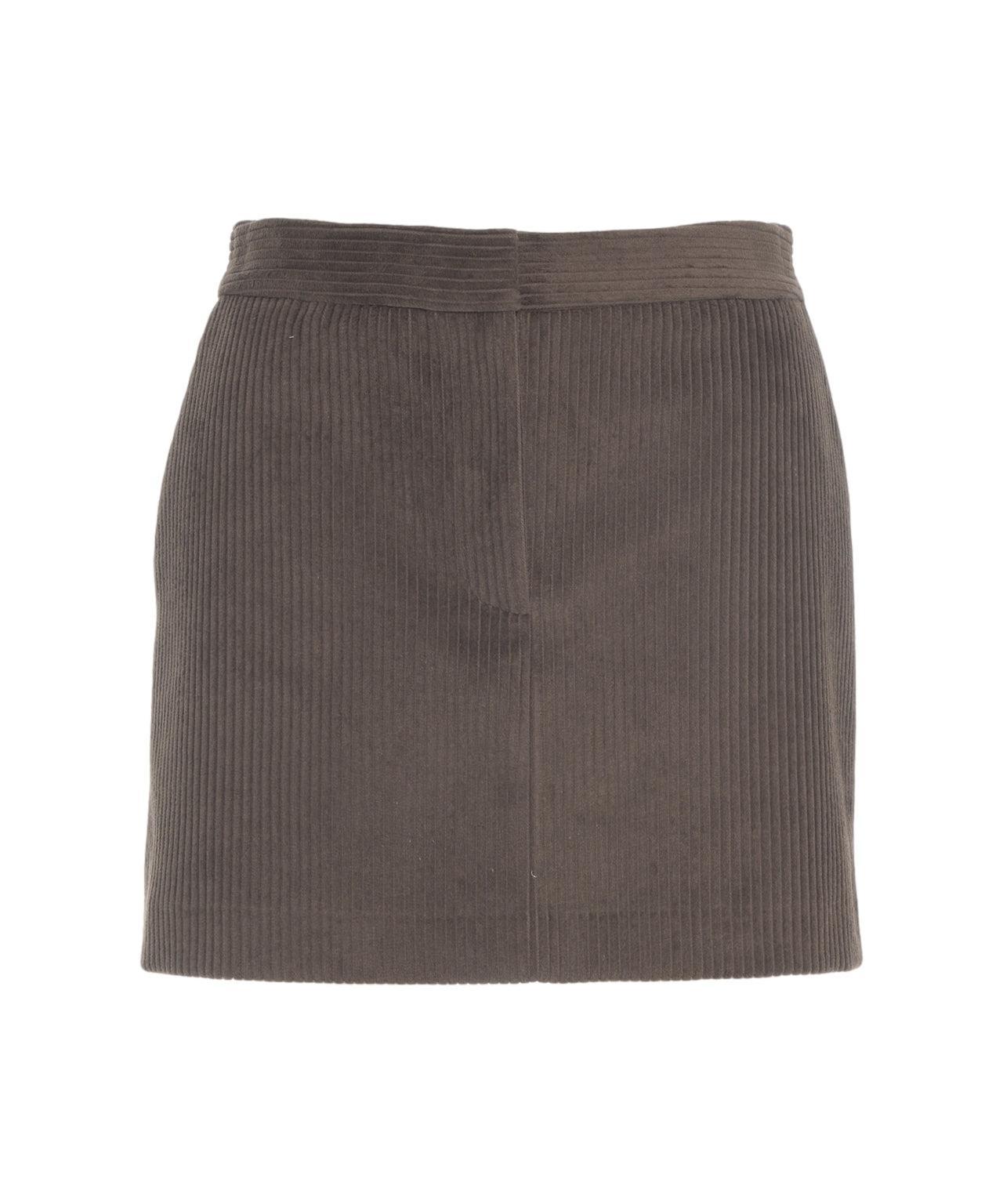 Corduroy mini skirt Product Image