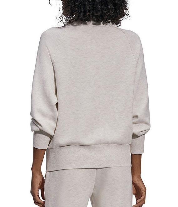Varley Roxbury DoubleSoft® Stand Collar Raglan Long Sleeve Zip Through Sweat Jacket Product Image