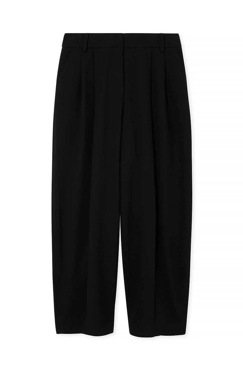 High Waist Cropped Pants Product Image