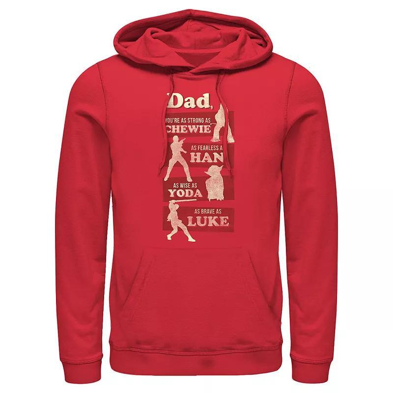 Men's Star Wars Graphic Hoodie, Size: Large, Red Product Image