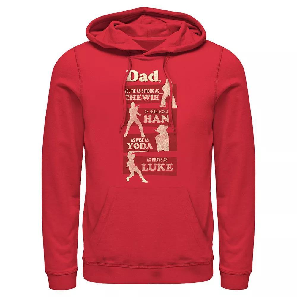 Men's Star Wars Graphic Hoodie, Size: Large, Red Product Image