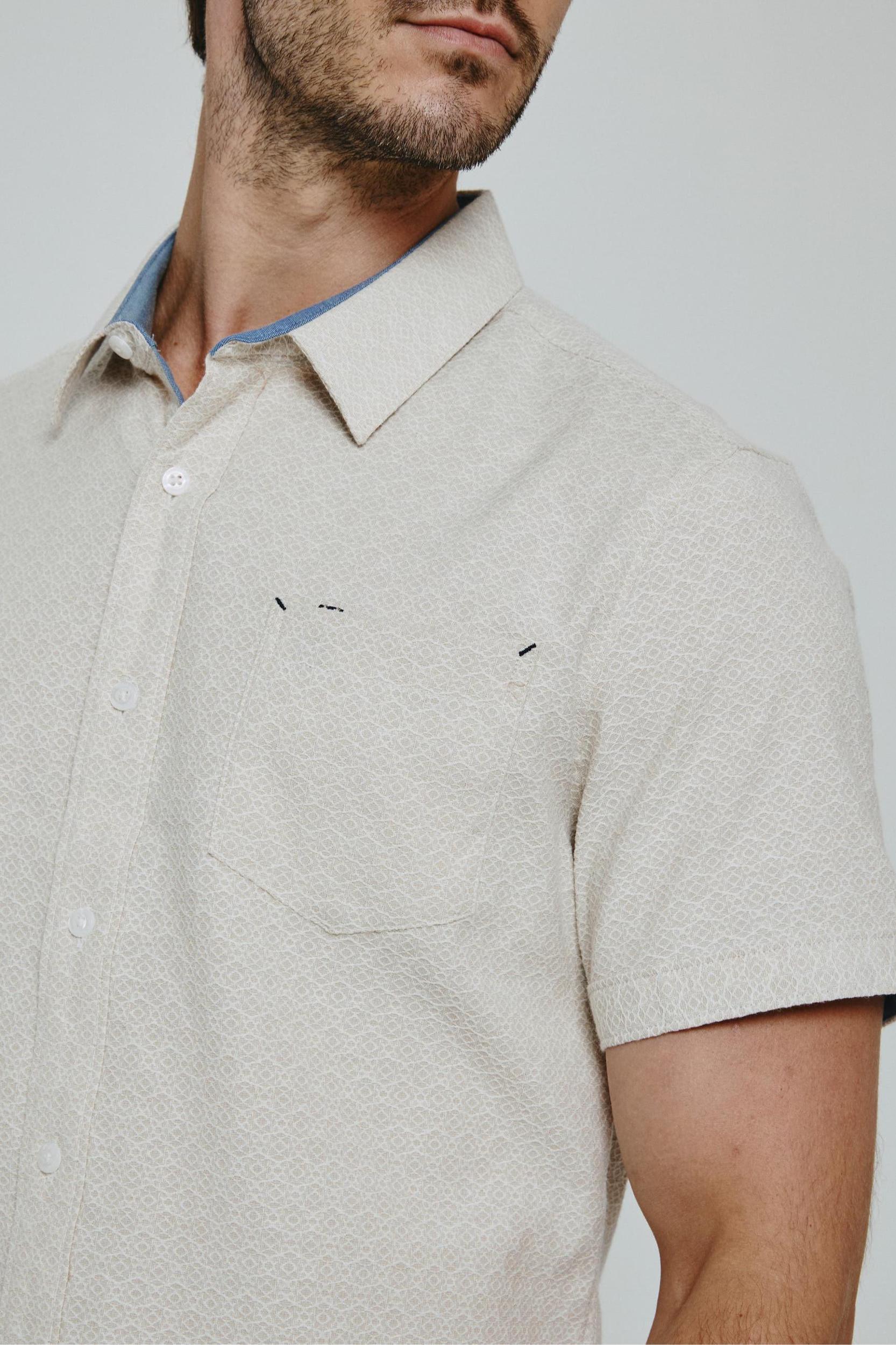 Zenith Short Sleeve Shirt - Tan Product Image