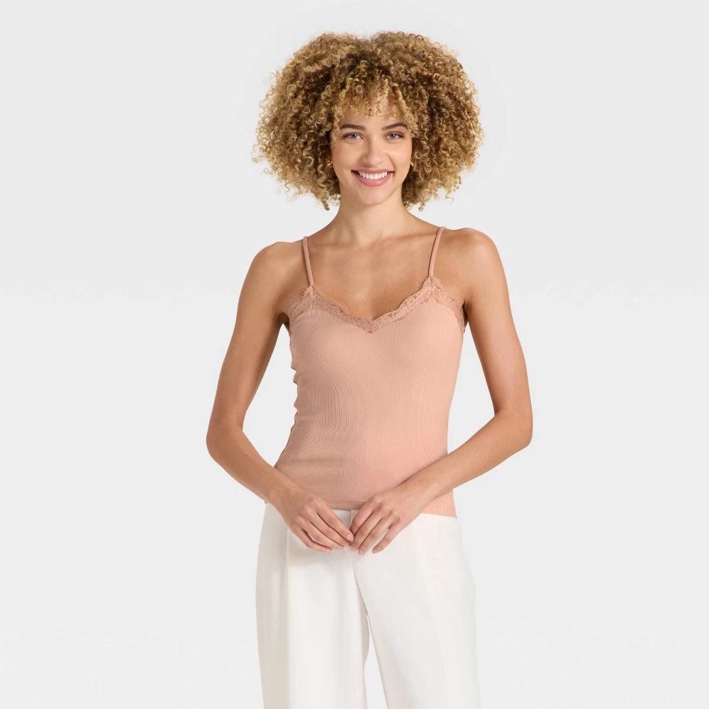 Women's Lace Tank Top - A New Day™ Product Image