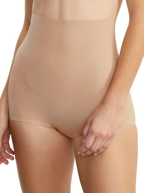Women's Bali® EasyLite® Firm Control High-Waisted Brief Shapewear DFS062, Size: Small, Black Product Image