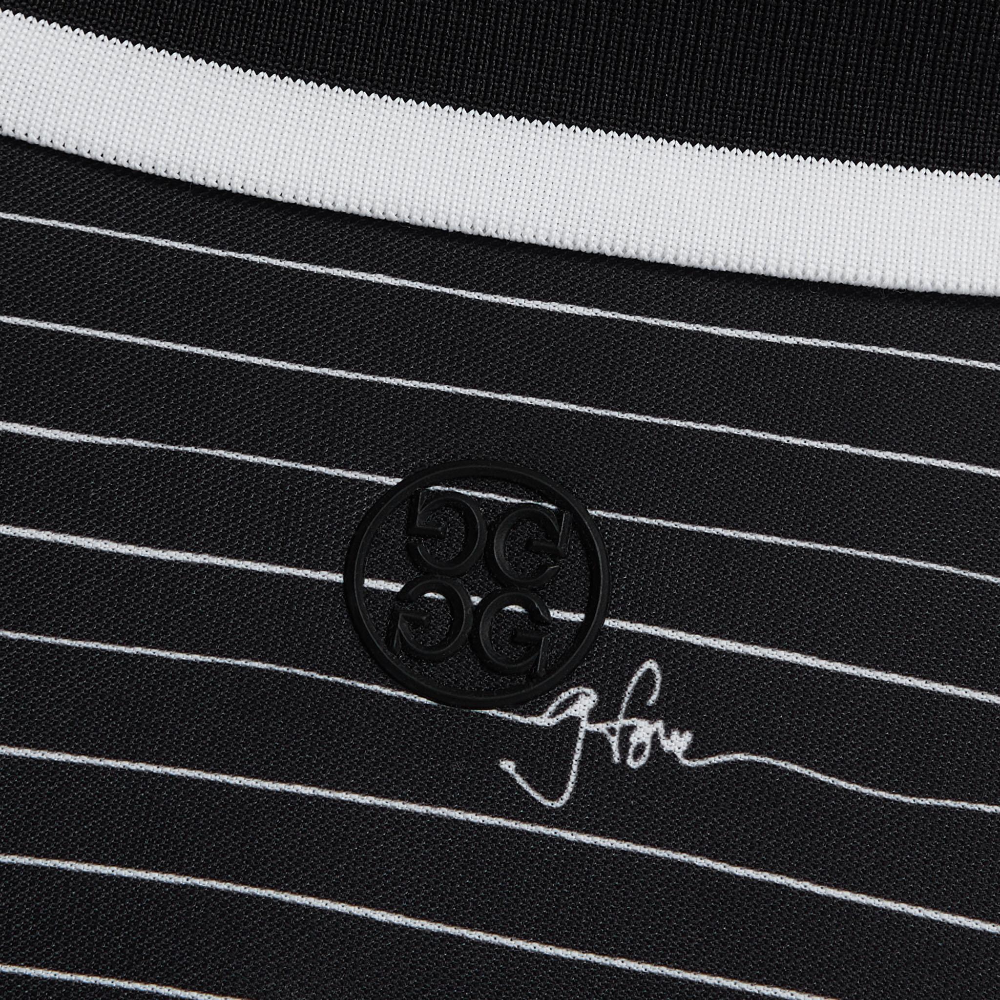 G/FORE SCRIPT STRIPE TECH PIQUÉ BANDED SLEEVE POLO Product Image