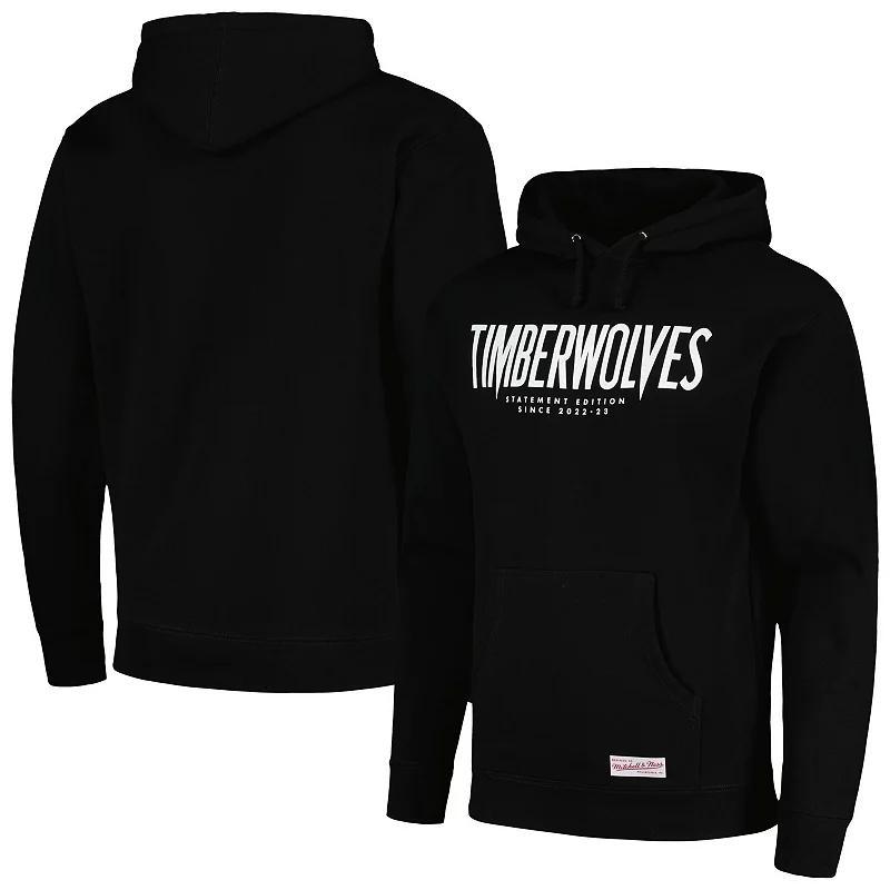 Mens Mitchell & Ness Minnesota Timberwolves Statement Pullover Hoodie Product Image